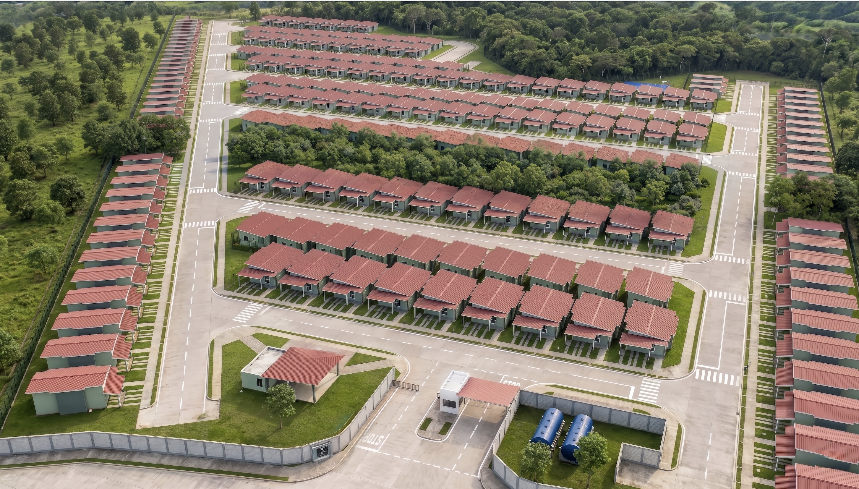 Vista del conjunto de Valverde Residencial
